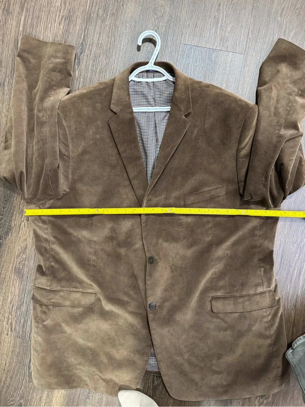 Saddlebred CORDUROY Blazer Mens 54L Cotton Brown Sport Coat Suit Jacket 2 Button